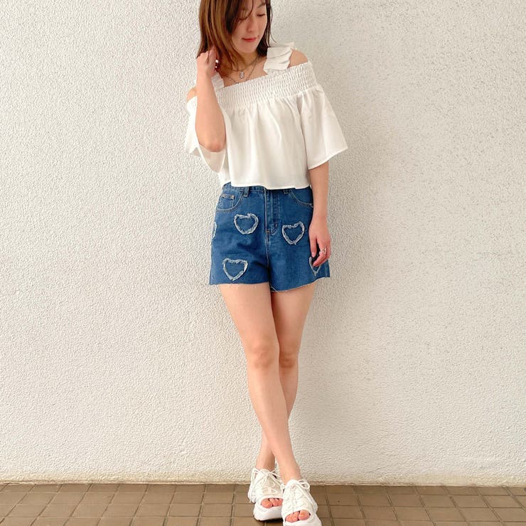 ハートデニムショートパンツ[品番：GORW0008999]｜GORGE （ゴージ）の