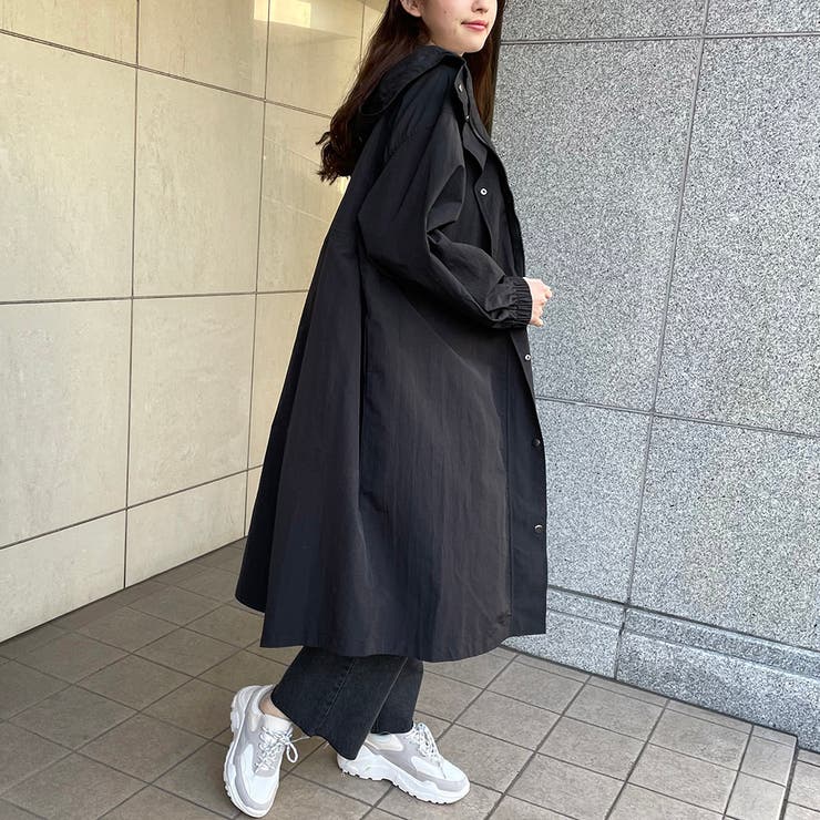 フード付きナイロンロングコート[品番：GORW0006753]｜GORGE （ゴージ