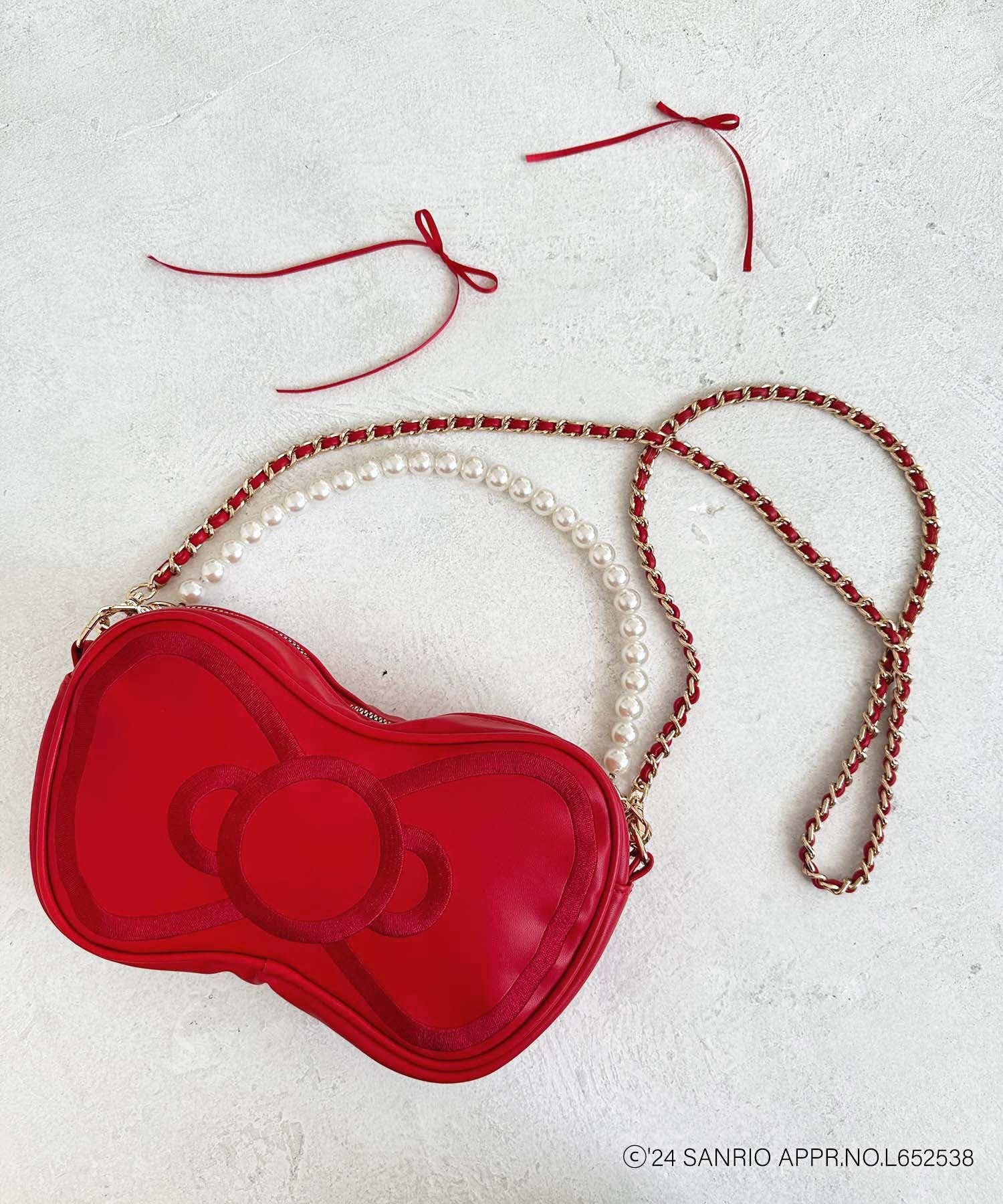 ハローキティ リボンチェーンバッグ[品番：CTYW0004257]｜MAJESTIC