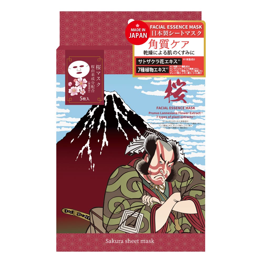 江戸浮世絵シートマスク03 桜[品番：SWTE0004335]｜KIREI FACTORY