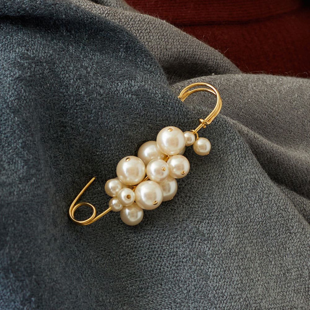 ショールピン K18GP ストールピン[品番：MLOA0002719]｜Melody