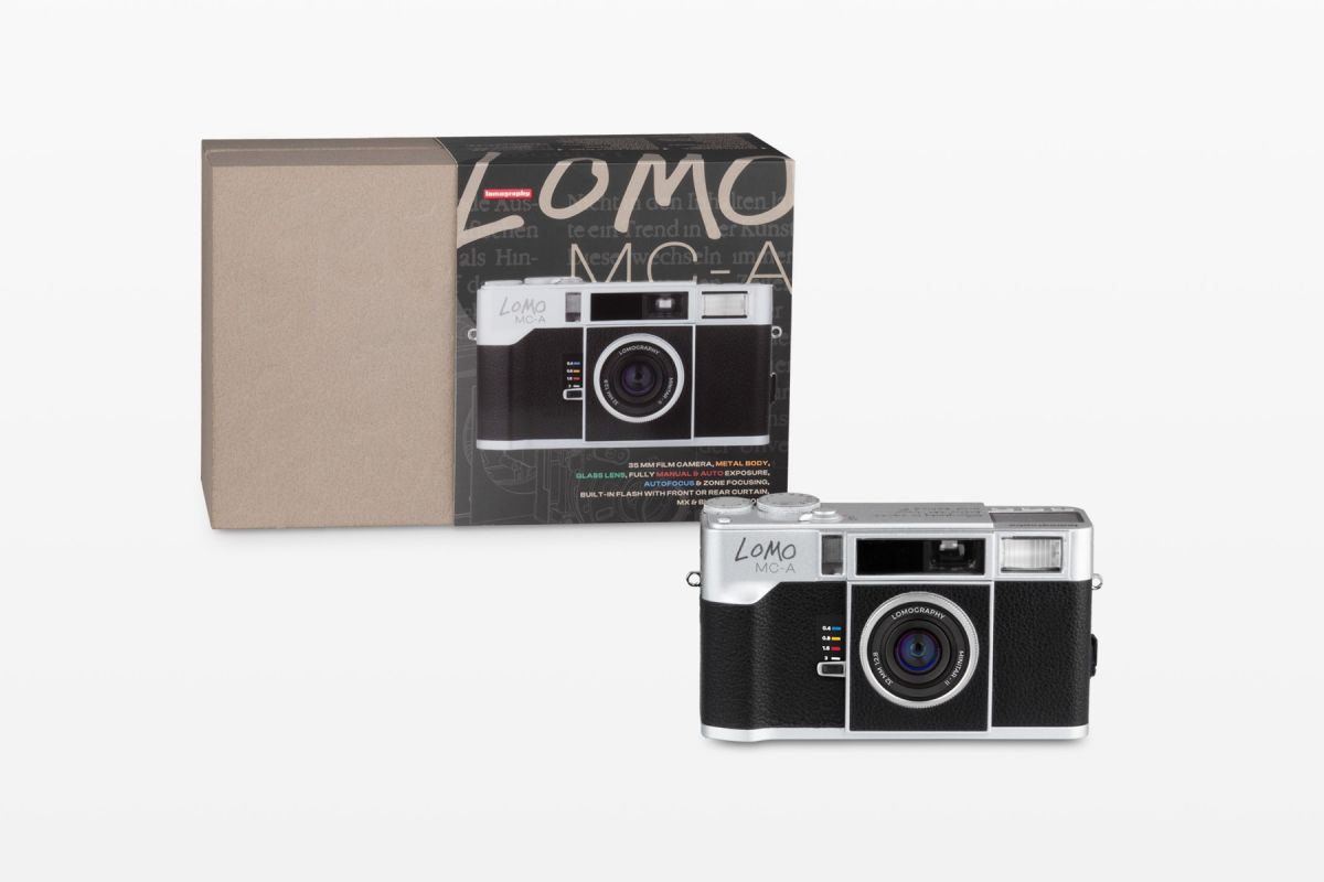 Lomo MC-A 35 mm Film Camera Silver – Lomography