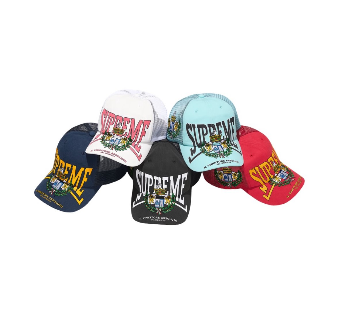 Supreme Supreme Crest Mesh Back 6 Panel - Private Stock