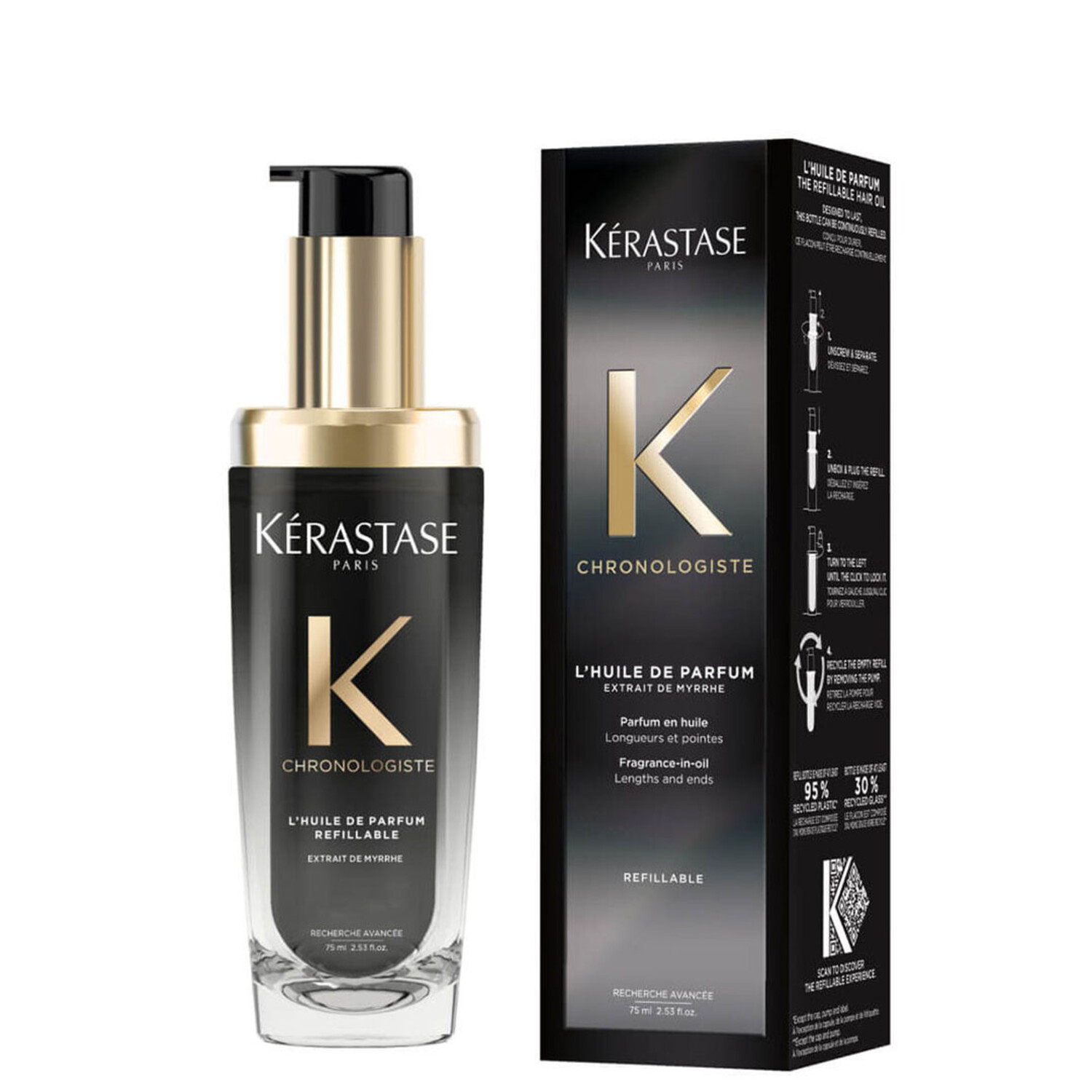 Kérastase Chronologiste L'Huile de Parfum Rechargeable - INDUSTRIA