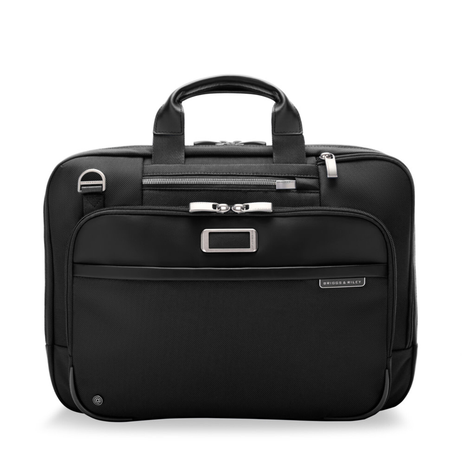 Briggs & Riley Medium Expandable Brief - Black - Just Bags Luggage