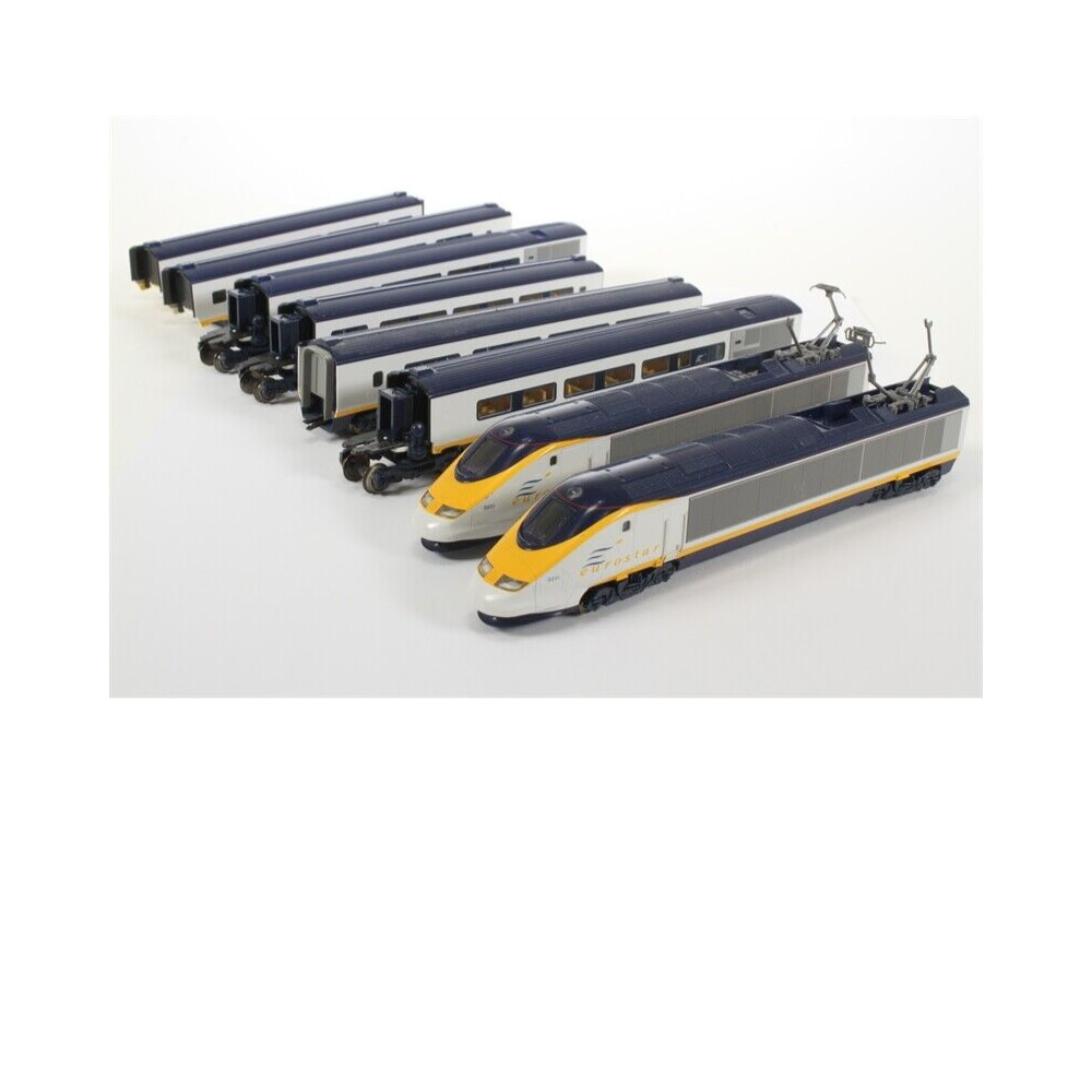KATO PRECISION RAILROAD MODELS N-GAUGE 10-327 “EUROSTAR” 8 CAR SET