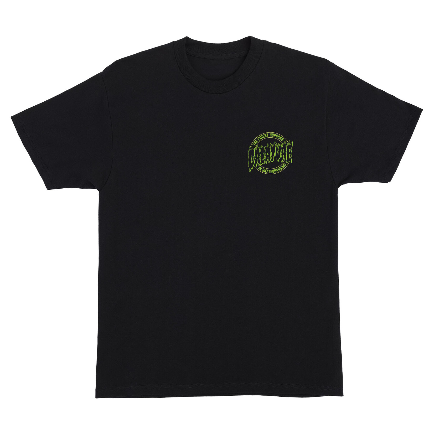 Creature Finest Flame S/S Midweight T-Shirt- Black - Attic Skate