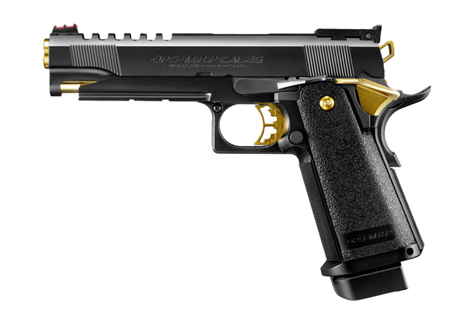 Tokyo Marui HI CAPA 5.1 Gold Match Gas Blowback Pistol Specs
