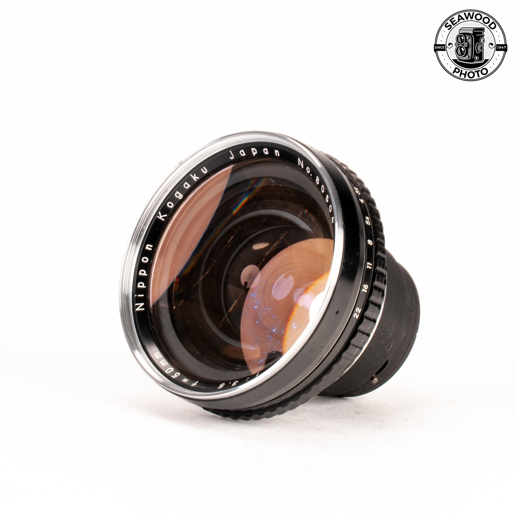 Bronica 50mm f/3.5 Nikkor-H Lens for S2, S2A GOOD - Seawood Photo