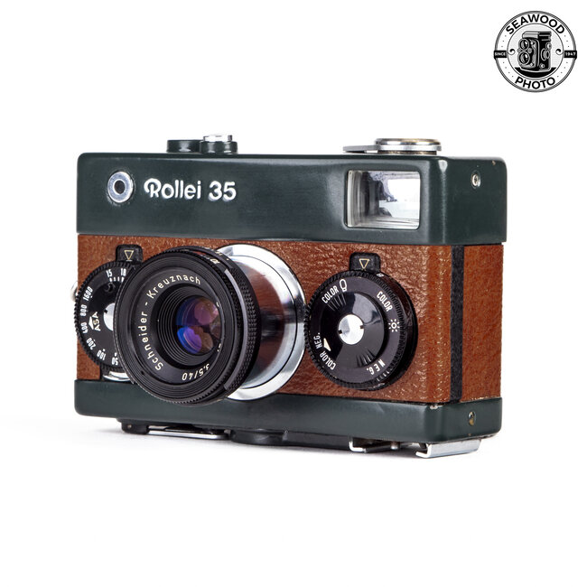 Rollei 35 Safari w/Schneider 40mm f/3.5 S-Xenar Lens EXCELLENT