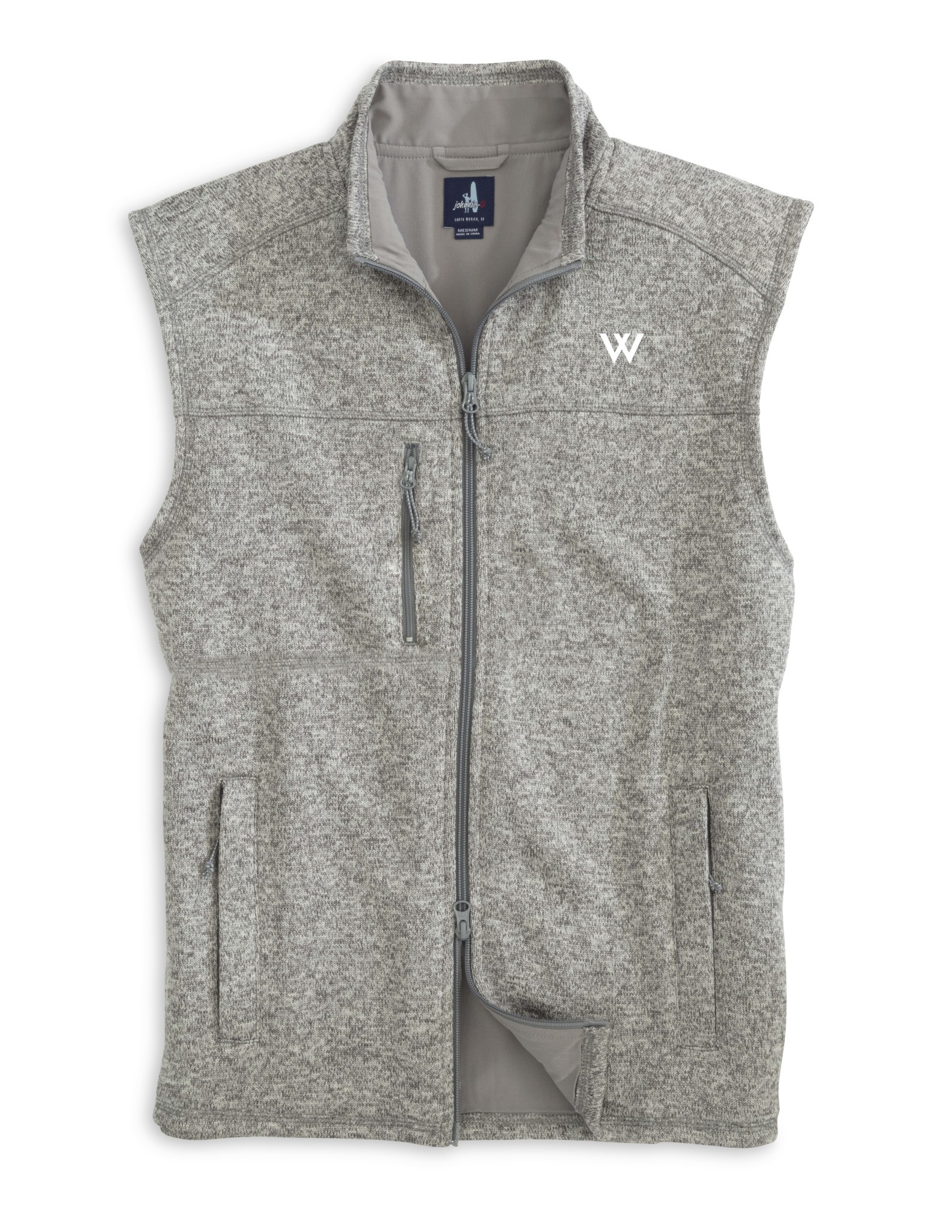 Vest: Johnnie-O Wes Full Zip - The Westminster Schools
