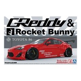 Aoshima 06186 - 1/24 ZN6 Toyota 86 '12 Greddy & Rocket Bunny Enkei