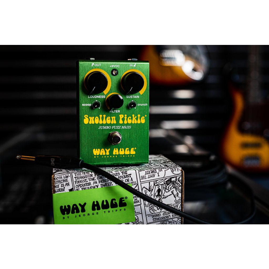 WAH HUGE: Swollen Pickle Jumbo Fuzz MkIIS Pedal - Music Freqs Store