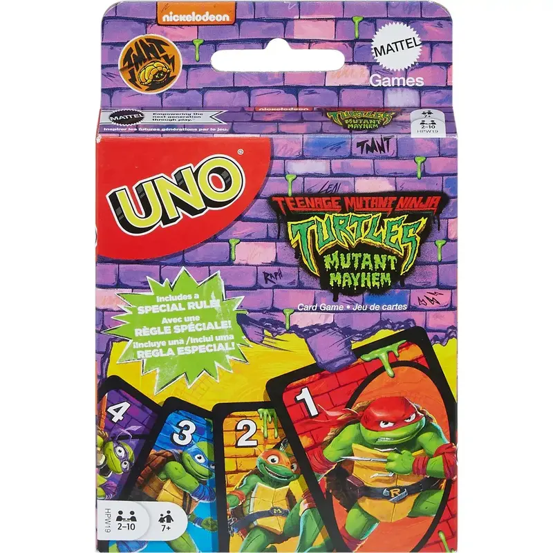 UNO® Teenage Mutant Ninja Turtles Mutant Mayhem - PLAYNOW! Toys