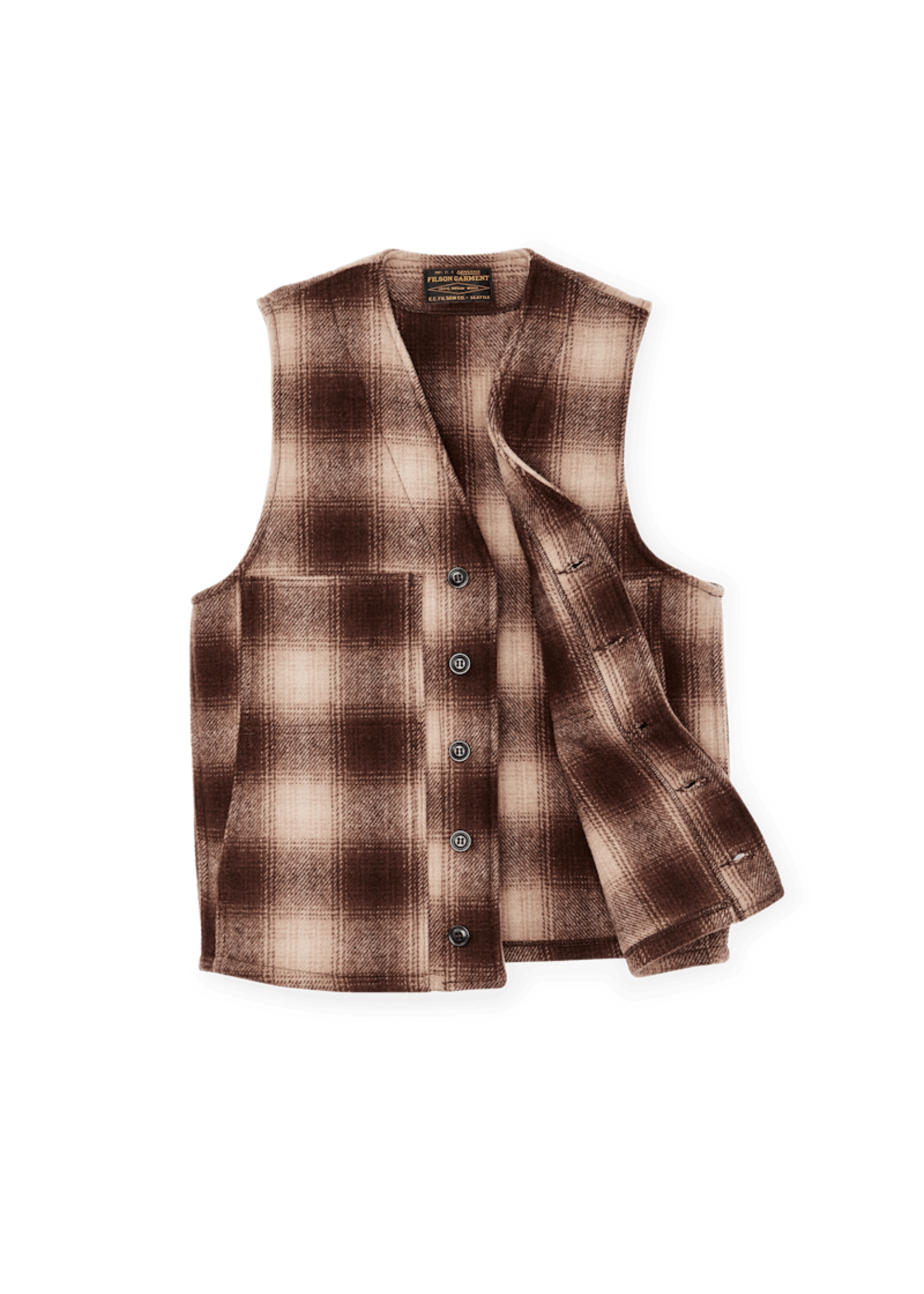 Filson No. 20266328 Mackinaw Wool Vest - Hewlett & Dunn