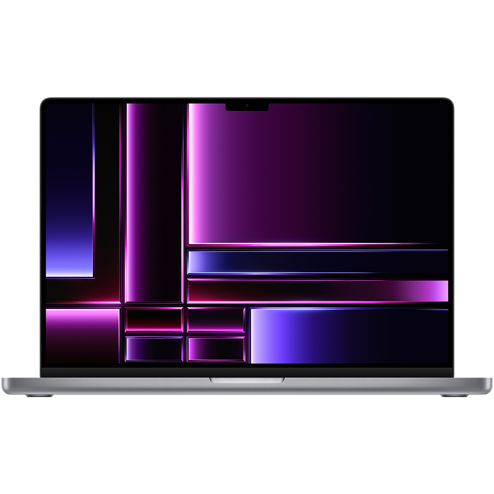 16-inch MacBook Pro: Apple M2 Pro chip with 12‑core CPU and 19