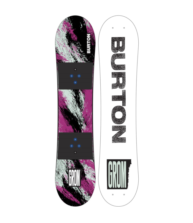 BURTON KIDS GROM FLAT TOP SNOWBOARD PURPLE/TEAL 2026 - ONE Boardshop