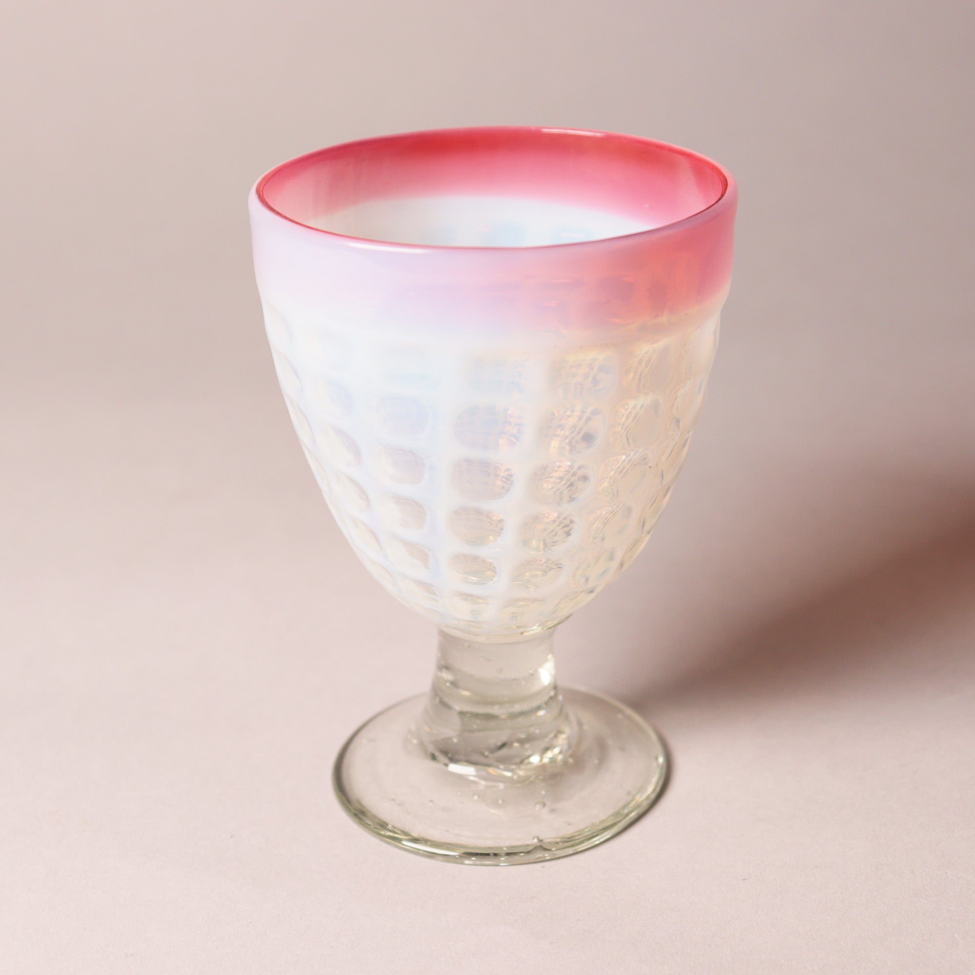 赤縁あぶり出しなつめ型氷コップ [IZ335-6] – 青梵ギャラリー