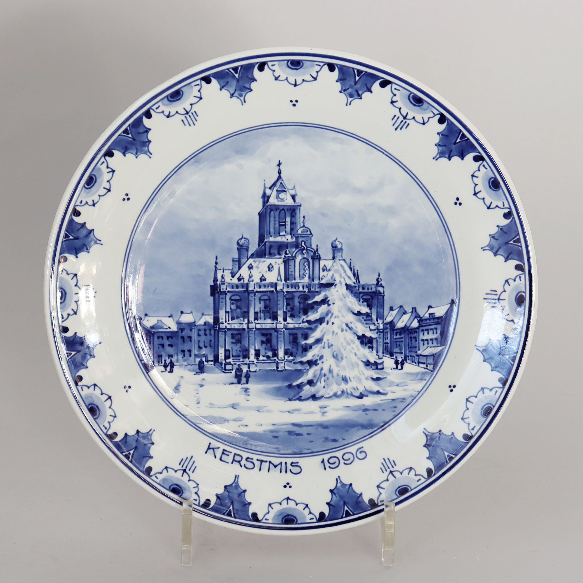 ロイヤルデルフト イヤープレート(25.4cm) 1996年【royal delft year