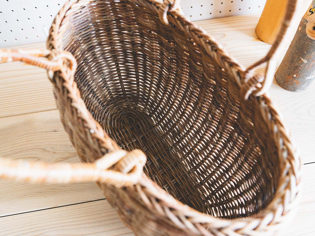 黄金屋 アケビかご 胴張バッグ大〉 – 東北スタンダードマーケット