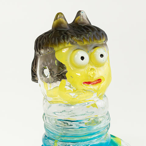 抽選終了】【One off】Nick the neck / Clear yellow splatter color