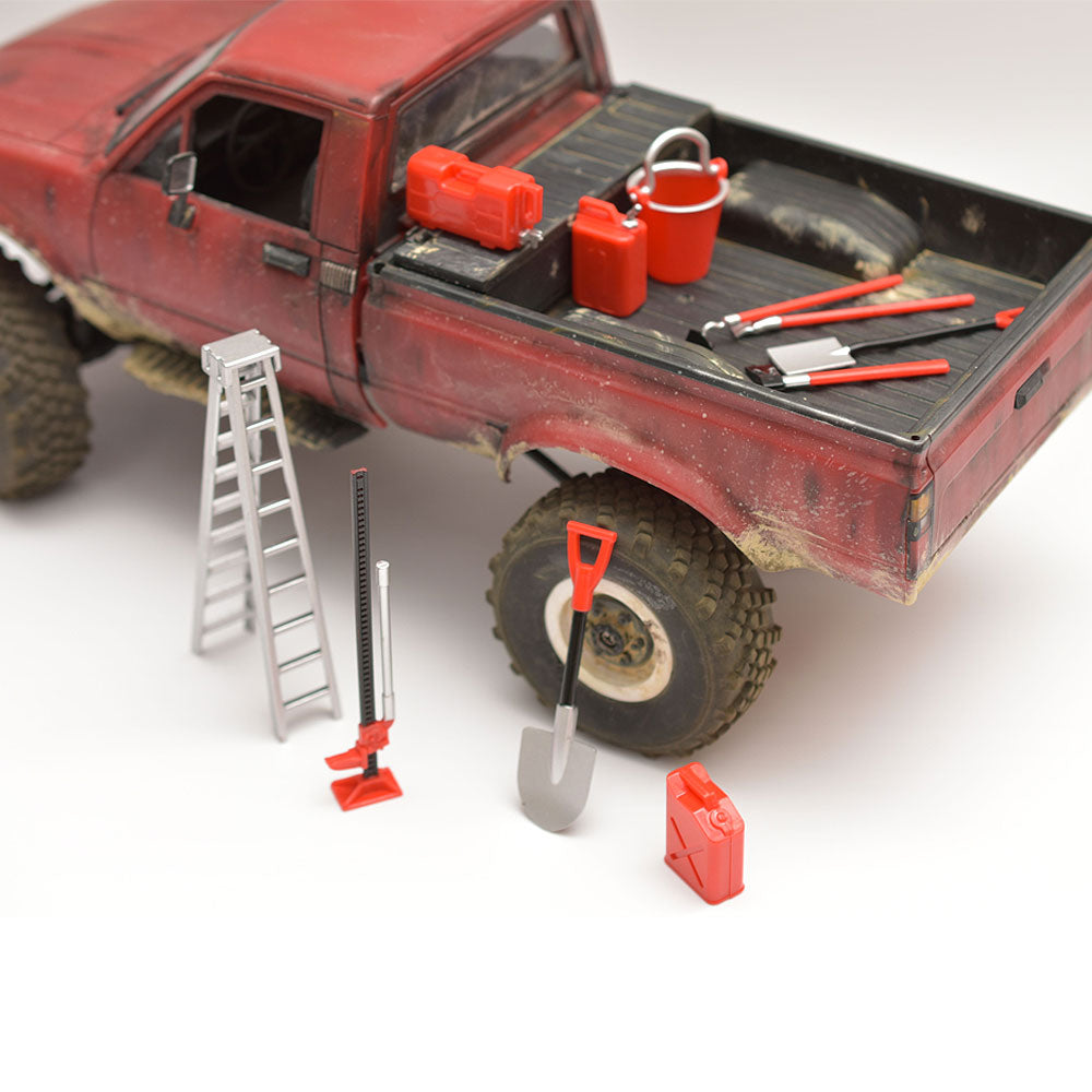 WPL JAPAN リアルアクセサリーセット 1/12～1/16スケール対応（塗装