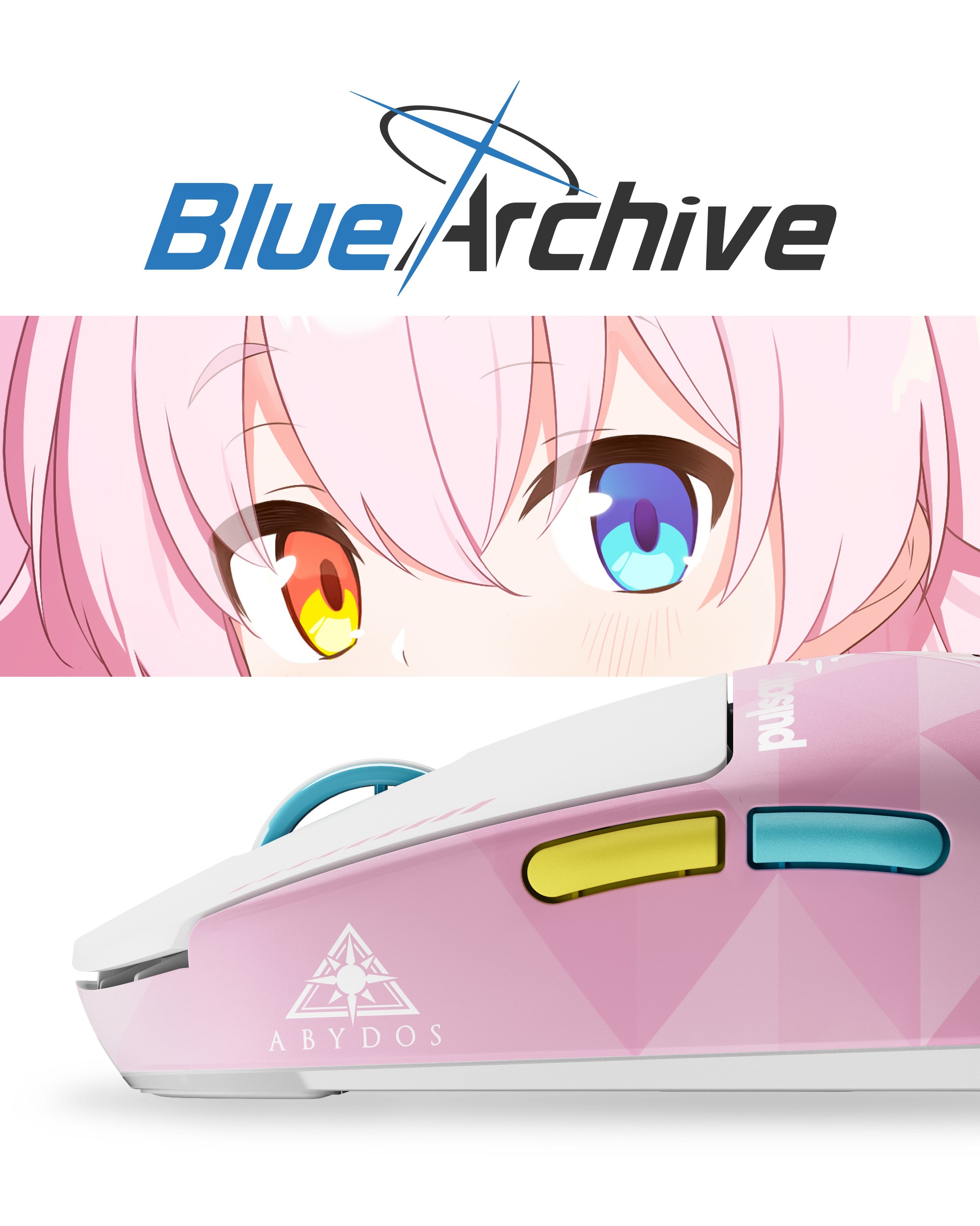 BlueArchive Hoshino Edition] X2 CrazyLight Medium Gaming Mouse
