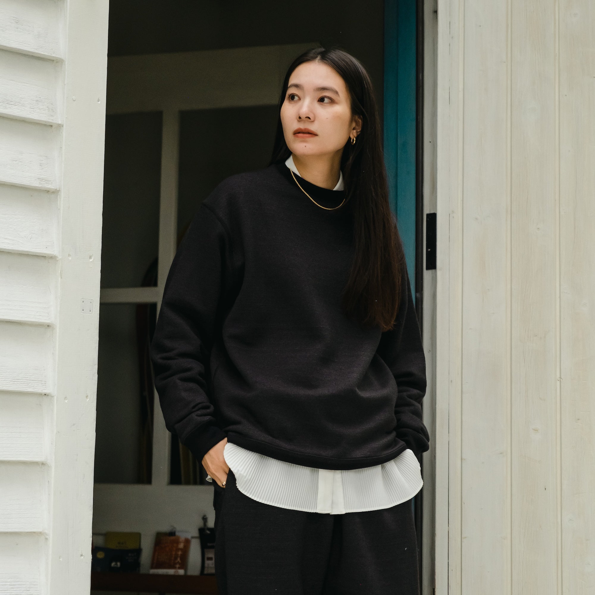 FLUFFY WOOL SWEAT – HERENESS.jp