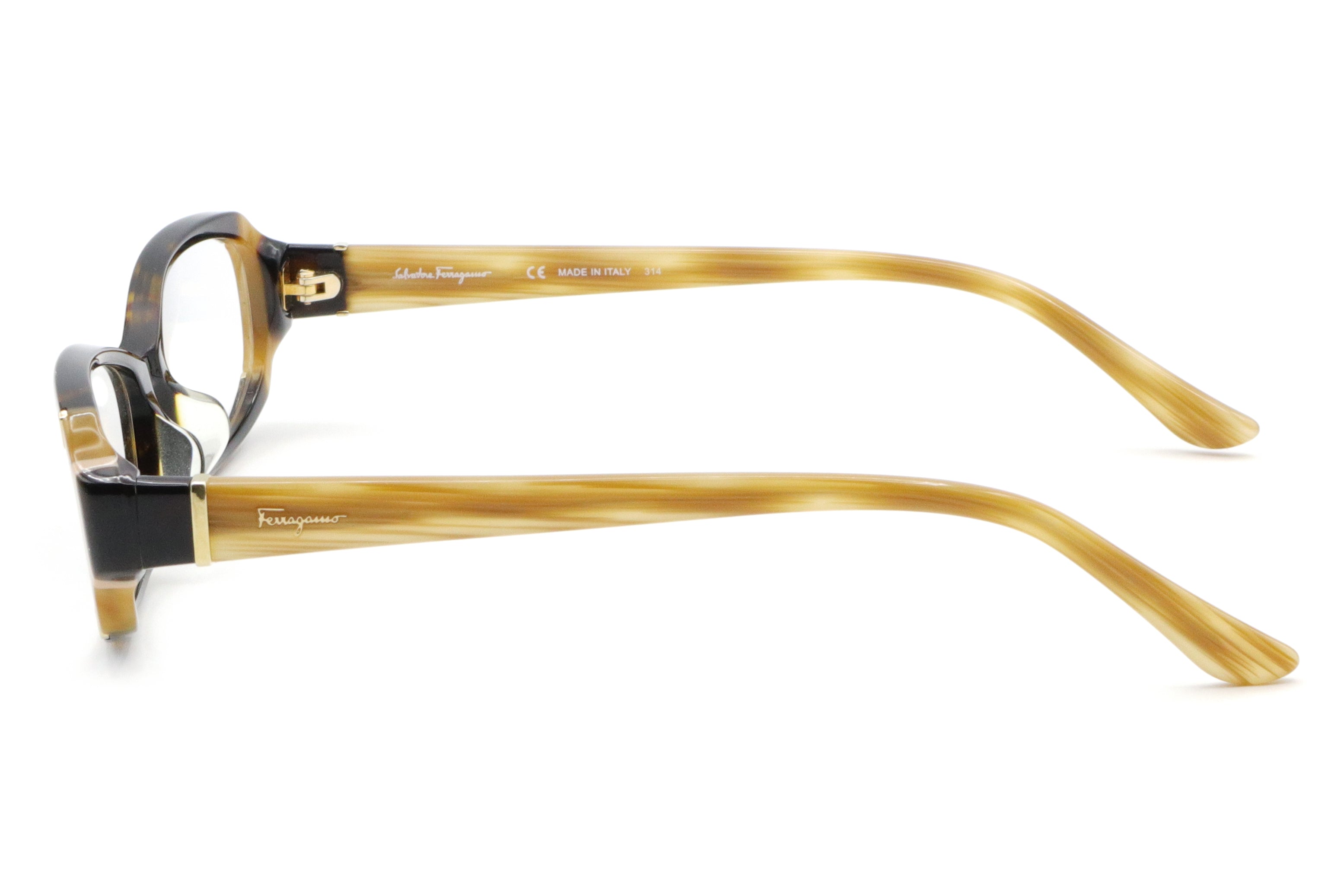 Ferragamo(フェラガモ) SF 2717A-214ブラウン(53) - 武田メガネ