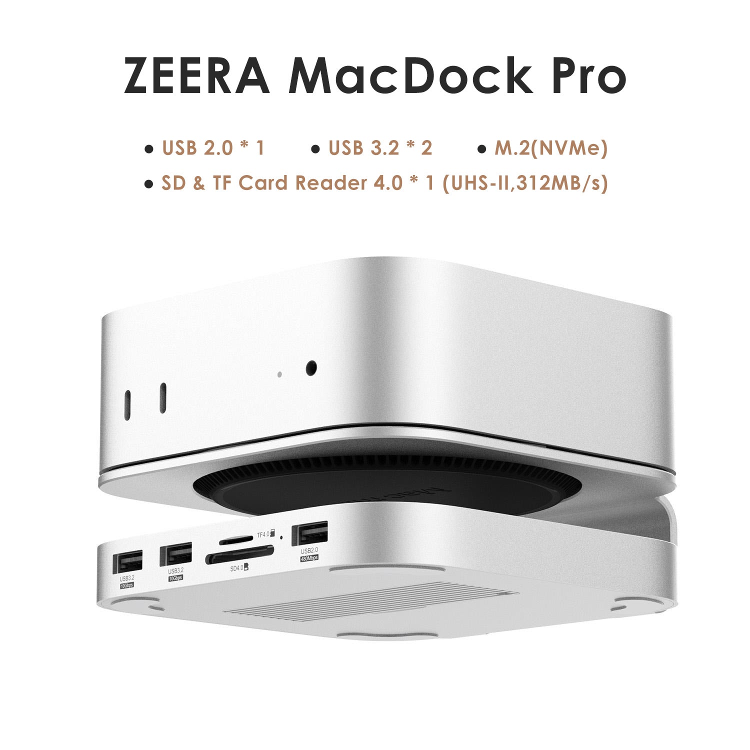 Mac Mini M4 Pro 2024 に最適なアルミニウム合金製ドッキング
