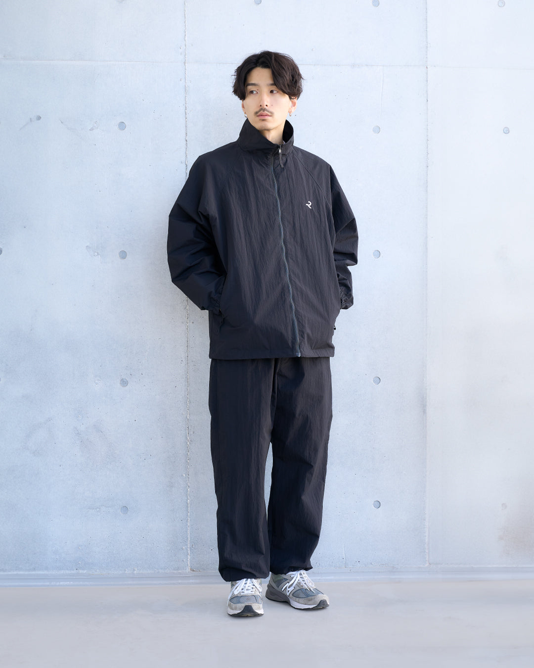 Nylon Track Blouson