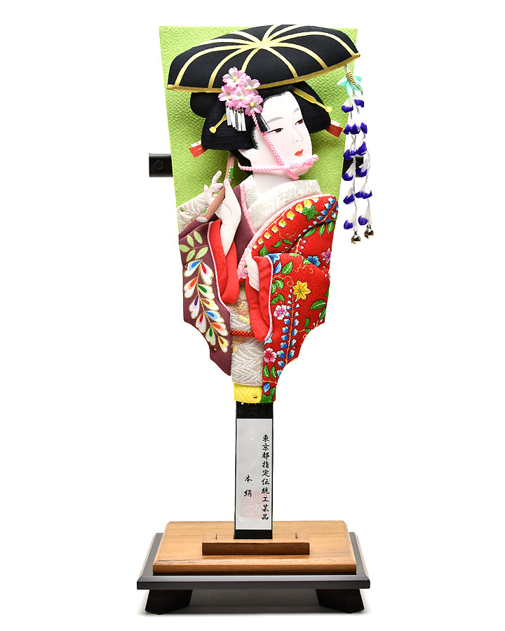 羽子板 / 藤娘13号 / むさしや豊山作 – 人形の鯉徳 オンラインショップ