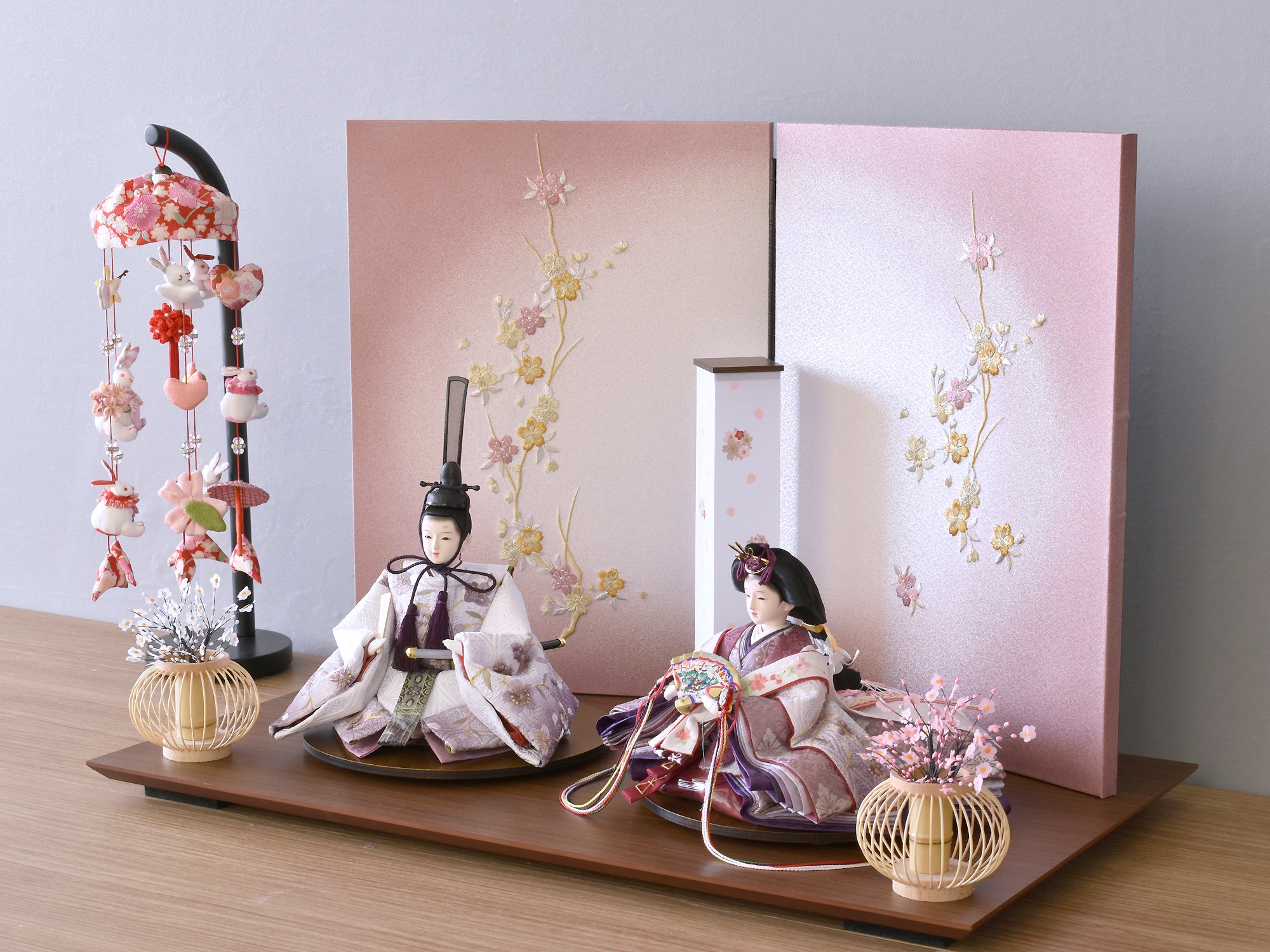 雛人形 / 小倉草園 / 紫桜雛（しおうびな） – 人形の鯉徳 オンライン