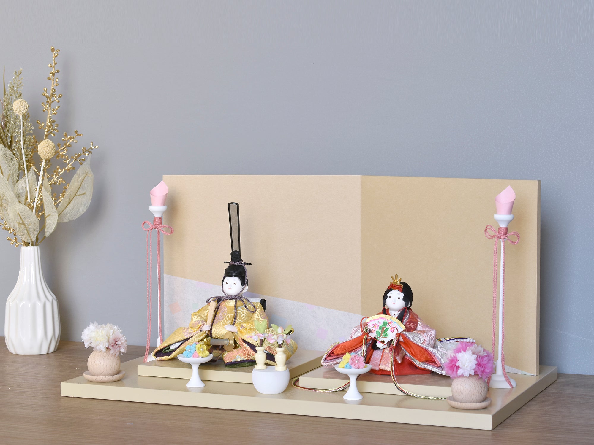 雛人形 / 山田華悦・尚好 / まめ雛A – 人形の鯉徳 オンラインショップ