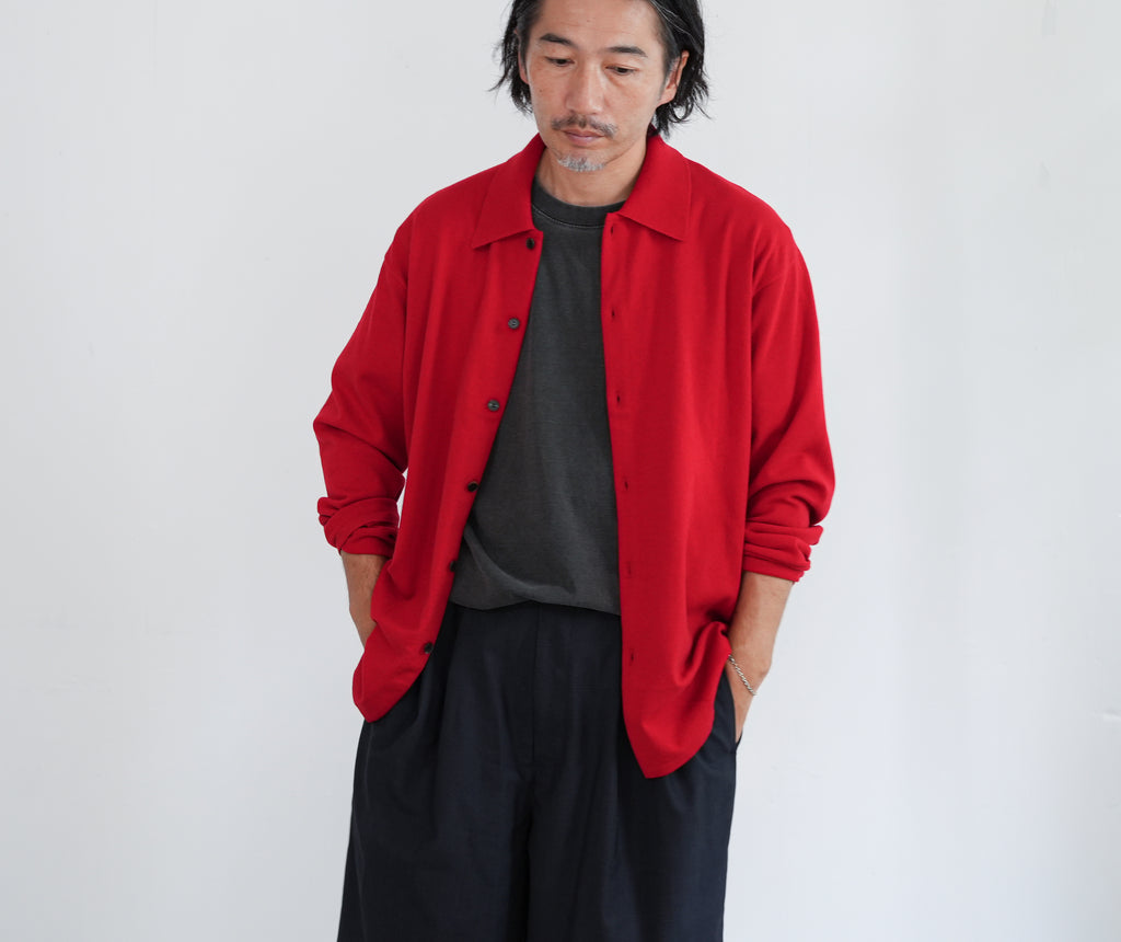 AURALEE HIGH TWIST WOOL KNIT SHIRT CARDIGAN – Chum!