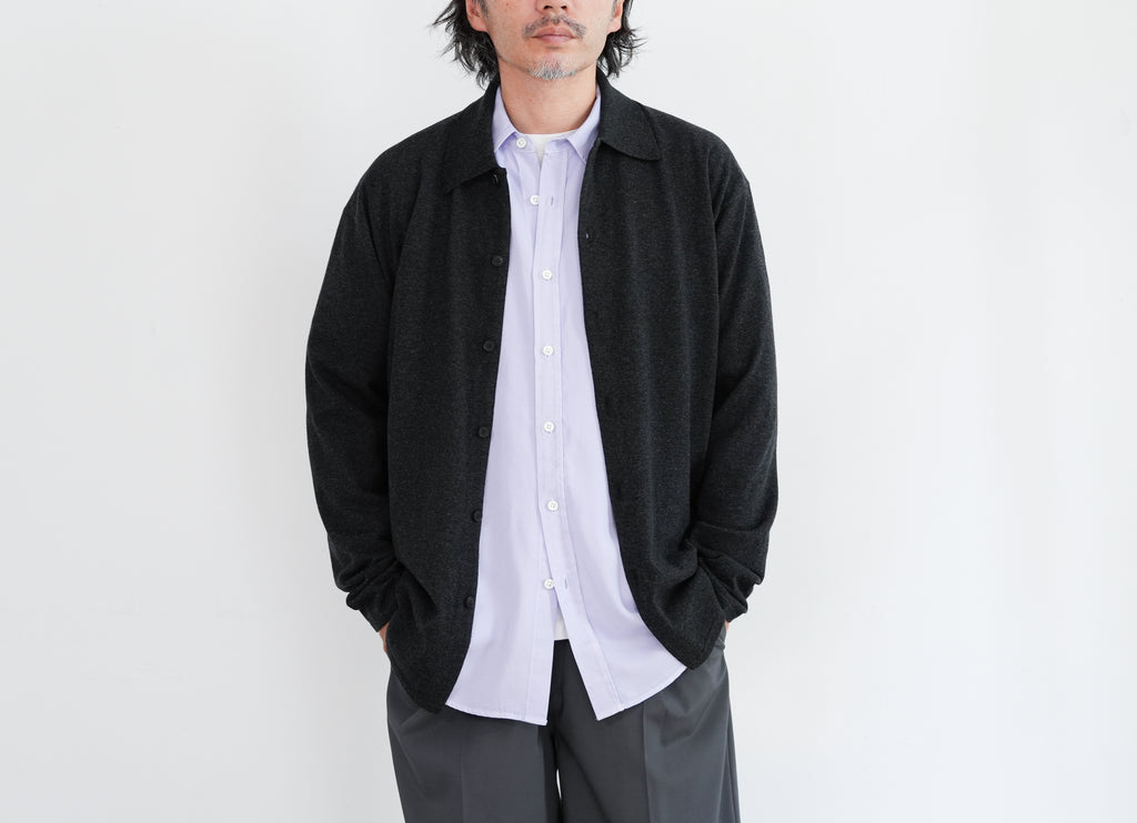 AURALEE HIGH TWIST WOOL KNIT SHIRT CARDIGAN – Chum!