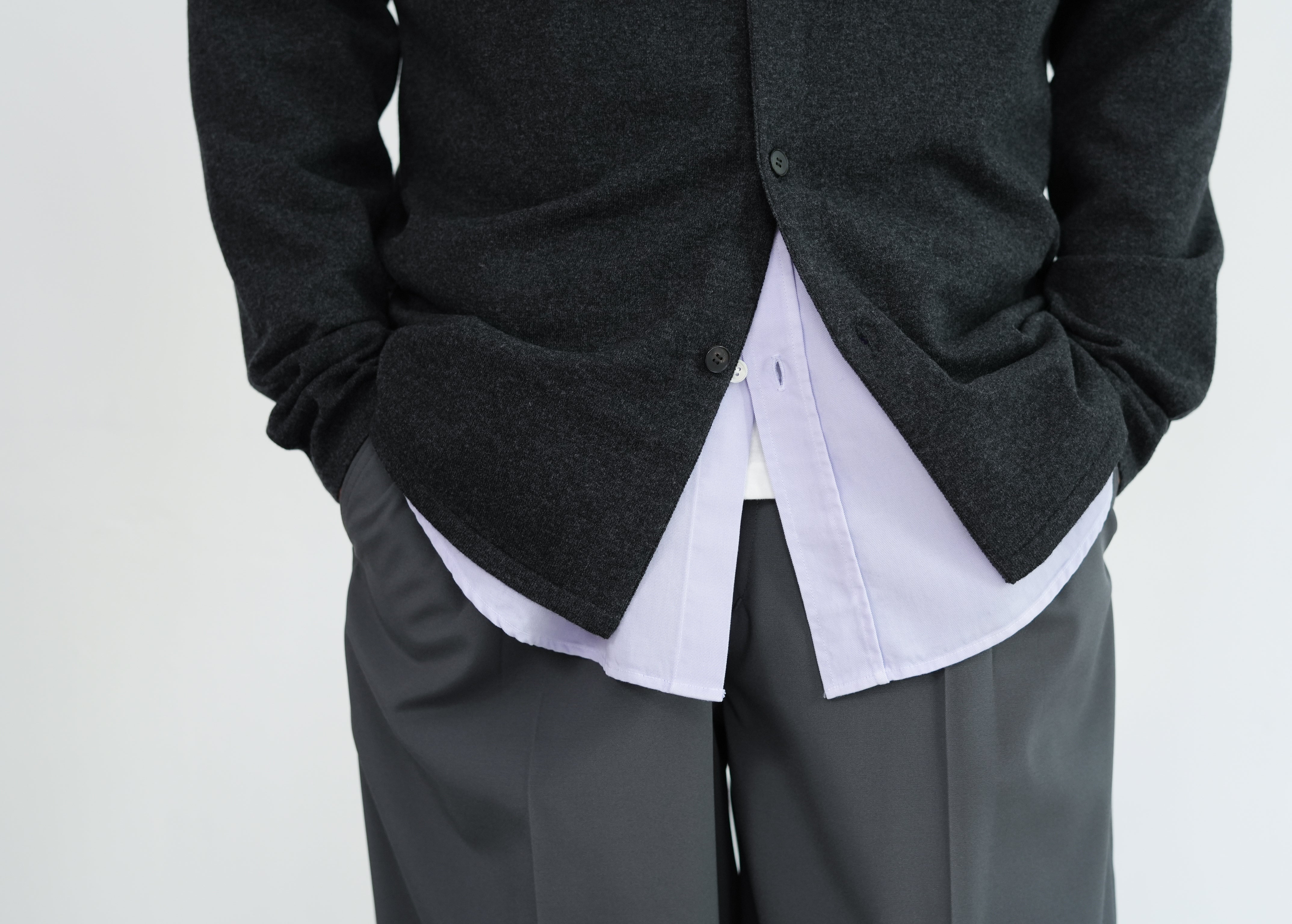 AURALEE HIGH TWIST WOOL KNIT SHIRT CARDIGAN – Chum!