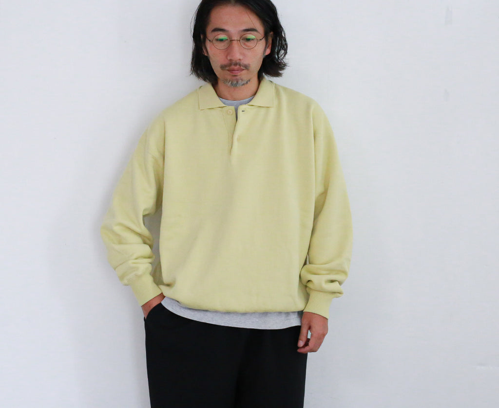 AURALEE SMOOTH SOFT SWEAT POLO – Chum!