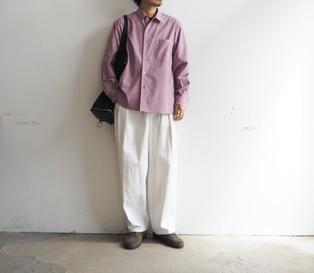 AURALEE WASHED FINX TWILL BOX SHIRTS – Chum!