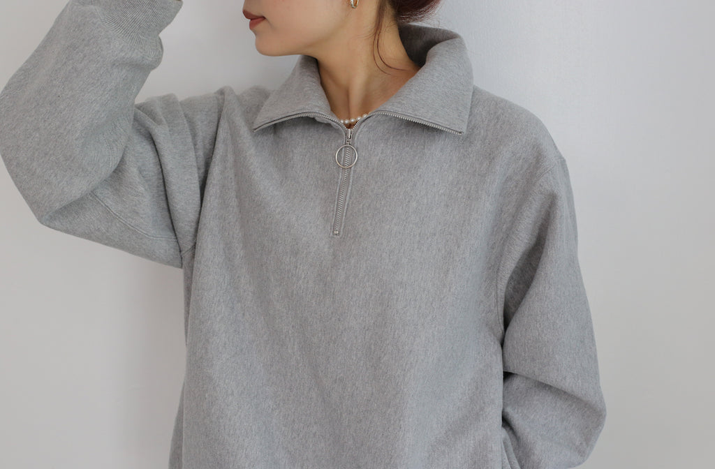 PHEENY Athletic fleece harf zip P/O – Chum!