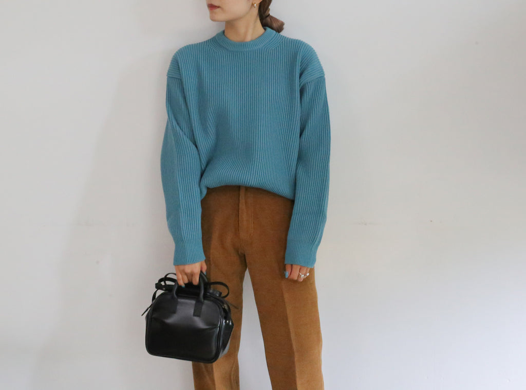 AURALEE SUPER FINE WOOL RIB KNIT BIG P/O – Chum!
