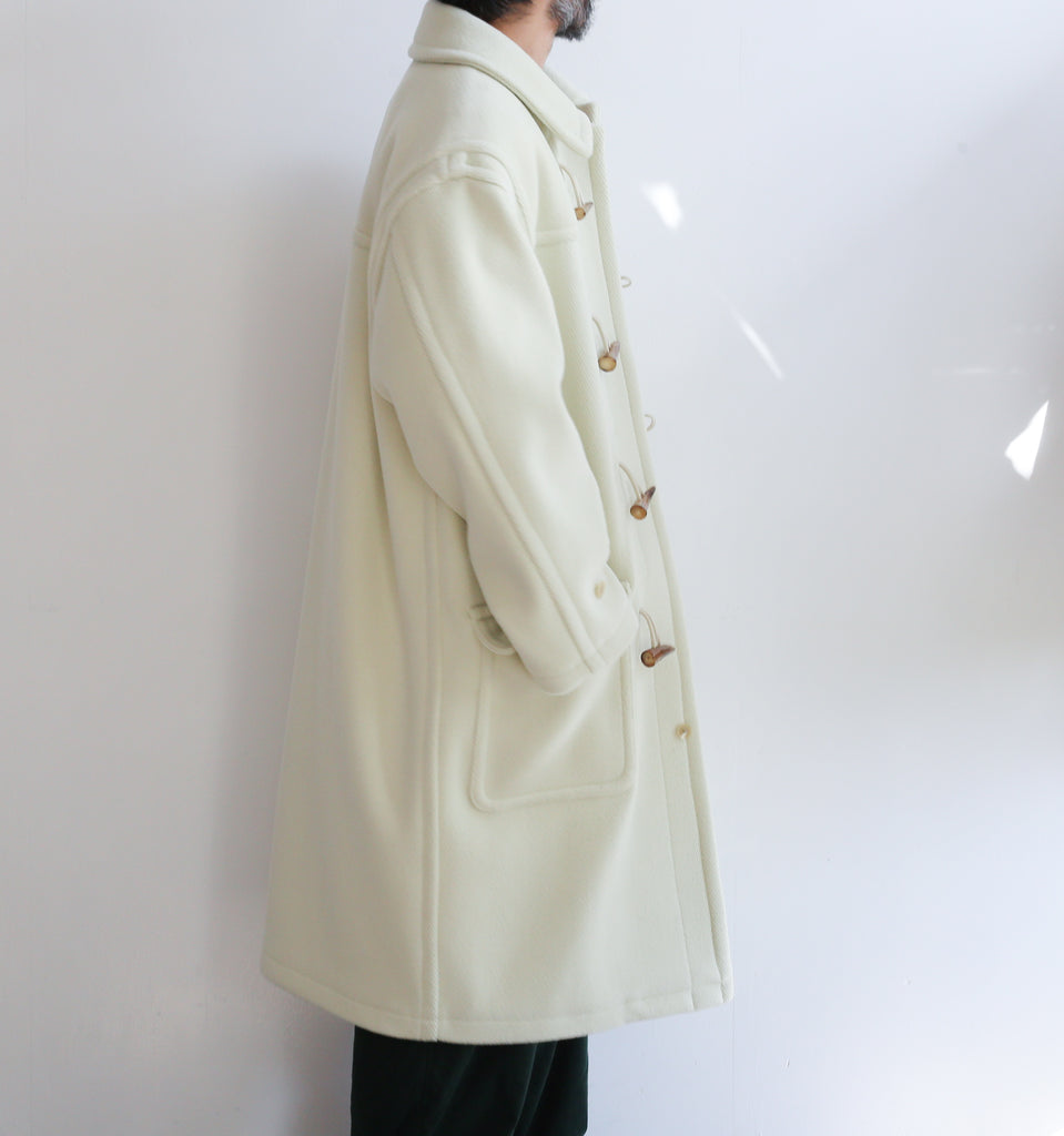 AURALEE WOOL HERINGBONE PILE DUFFLE COAT – Chum!