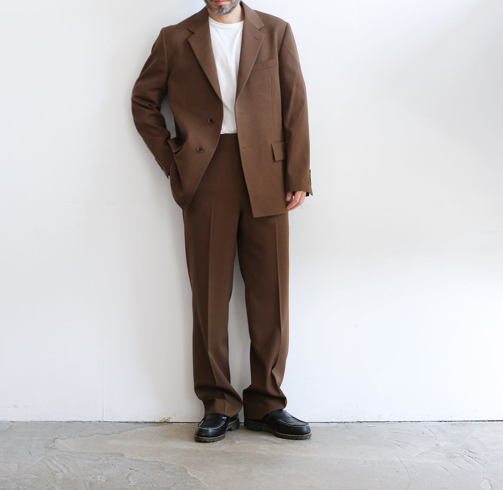 AURALEE LIGHT WOOL MAX GABARDINE JACKET & SLACKS – Chum!