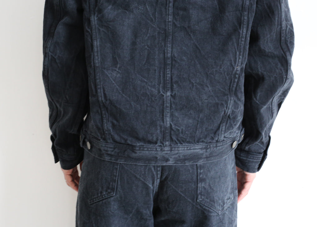 AURALEE SELVEDGE FADED LIGHT DENIM BLOUSON & DENIM PANTS – Chum!