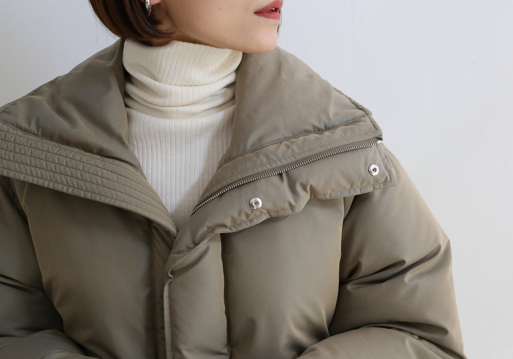 AURALEE FINX POLYESTER CHAMBRAY DOWN COAT – Chum!