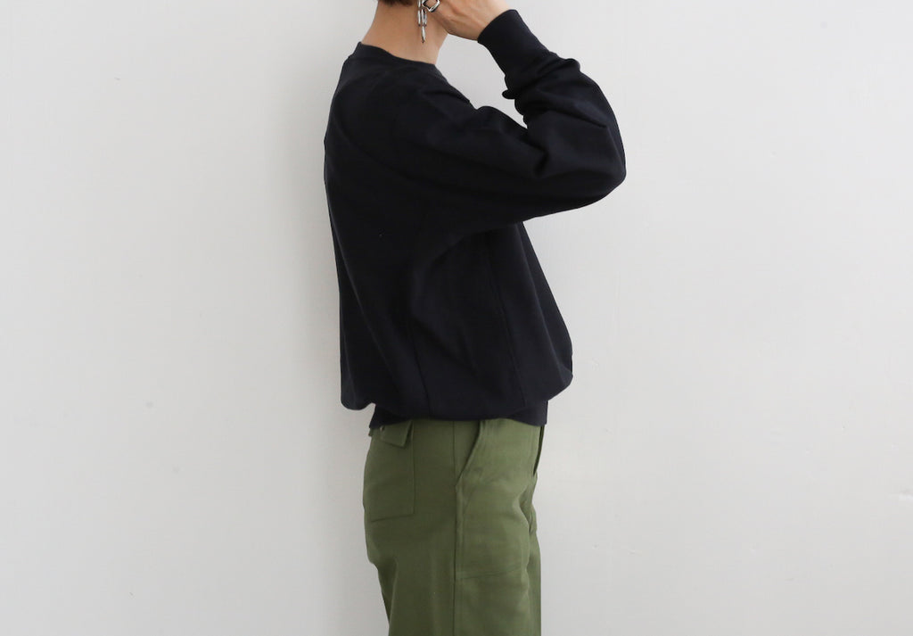 AURALEE ELASTIC HIGH GAUGE SWEAT -womens- – Chum!