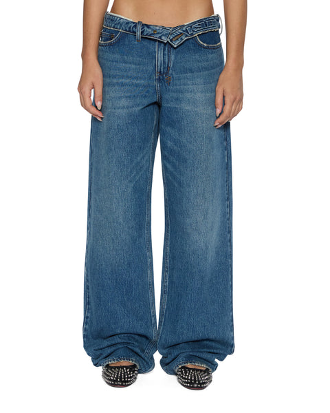 Womens Barrel Jean Folk Barrel Leg Denim Jeans | Ksubi ++