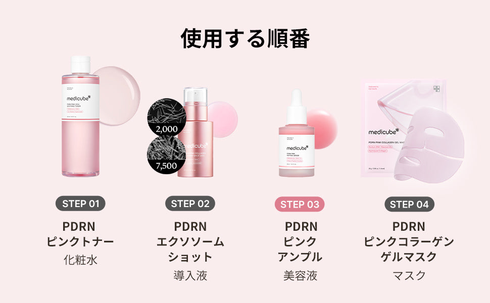 PDRNピンクアンプル – MEDICUBEオンラインショップ