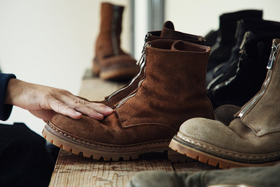 GUIDI × nonnative CENTER ZIP BOOTS “BIG DADDY” TAKAYUKI FUJII