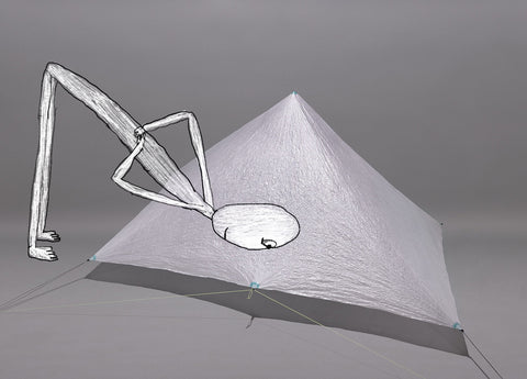 Ounce Design ultralight minimalist DCF shelter – Version 2